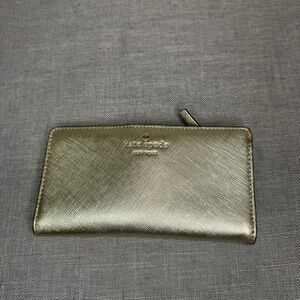 kate spade new york Cameron Street Stacy Wallet Metallic Light Rose GOLD